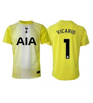 Tottenham Hotspur Guglielmo Vicario #1 Portero Tercera Equipación 2025-26 Manga Corta